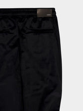 Amiri Black Velvet Flare Track Pants