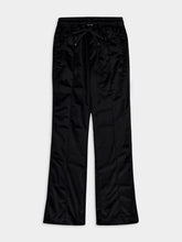 Amiri Black Velvet Flare Track Pants