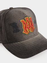 Amiri Black MA Outline Canvas Cap