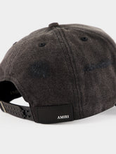 Amiri Black MA Outline Canvas Cap