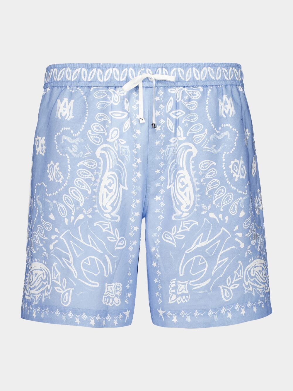 Blue Bandana Watercolor Shorts