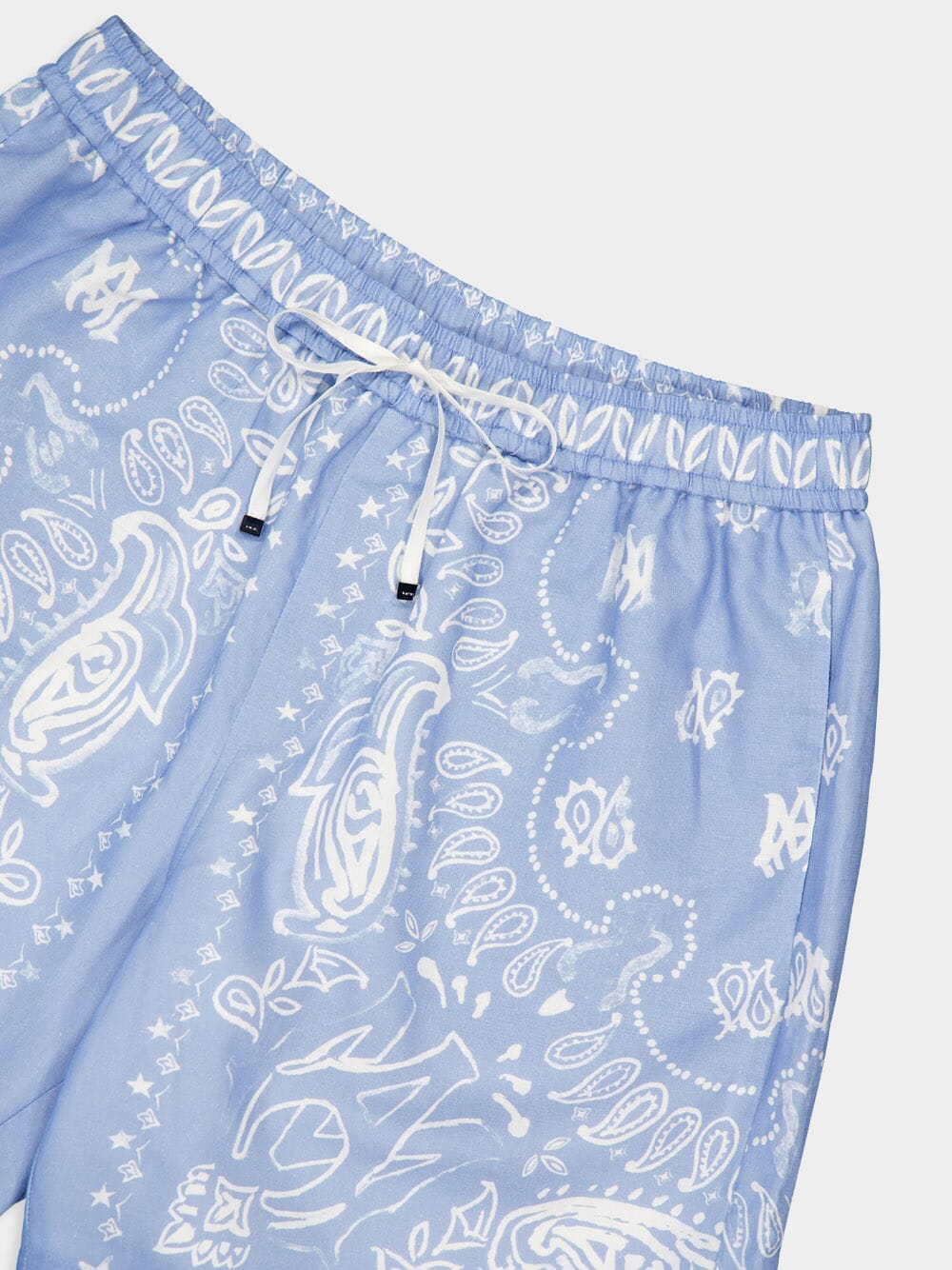 Blue Bandana Watercolor Shorts