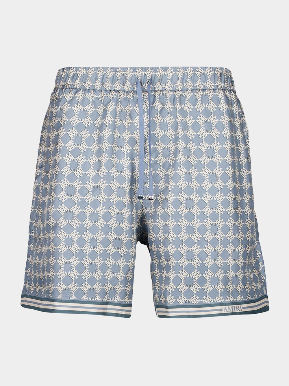 Light Blue MA Quad Silk Shorts