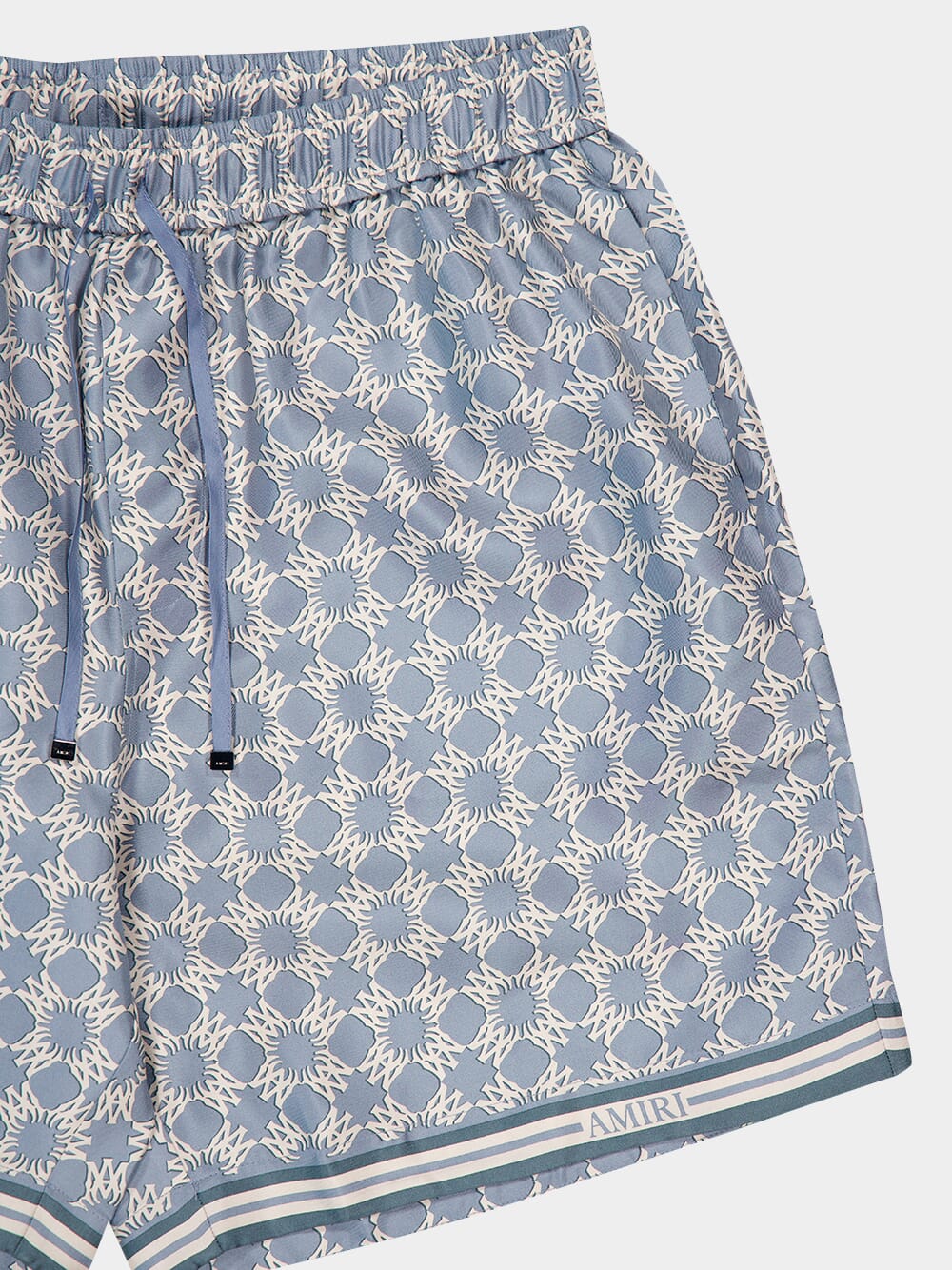 Light Blue MA Quad Silk Shorts