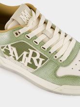 Amiri Green Tea Low-Top Leather Sneakers