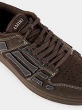 Amiri Brown Skel Leather Sneakers