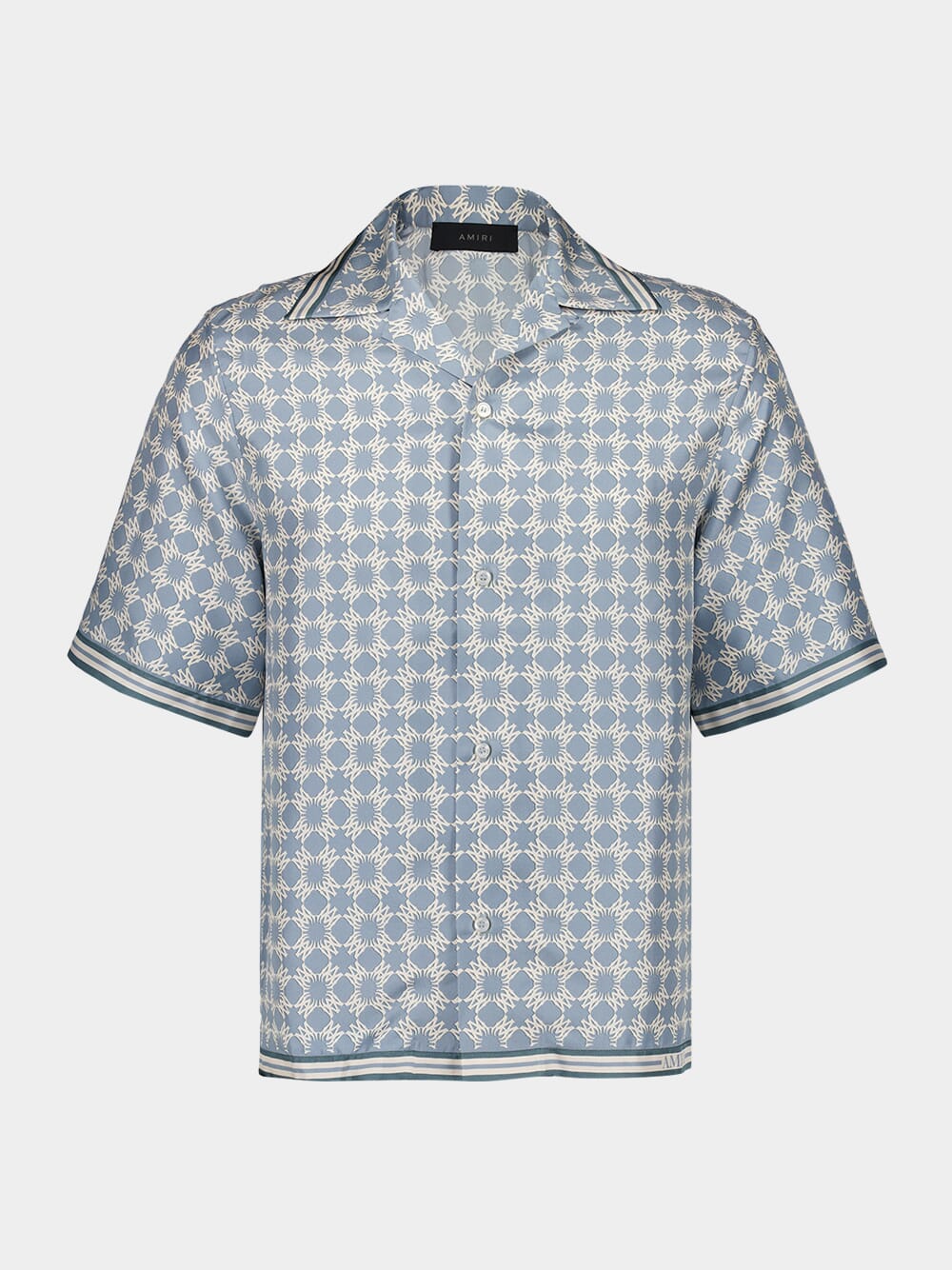 Light Blue MA Quad Bowling Shirt