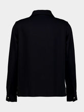 Amiri Black Round Pocket Dress Shirt