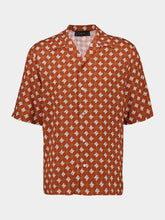 Amiri Burnt Orange Camp Collar Shirt