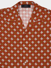 Amiri Burnt Orange Camp Collar Shirt
