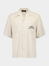 Amiri Hollywood Bowling Shirt in Alabaster