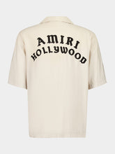 Amiri Hollywood Bowling Shirt in Alabaster