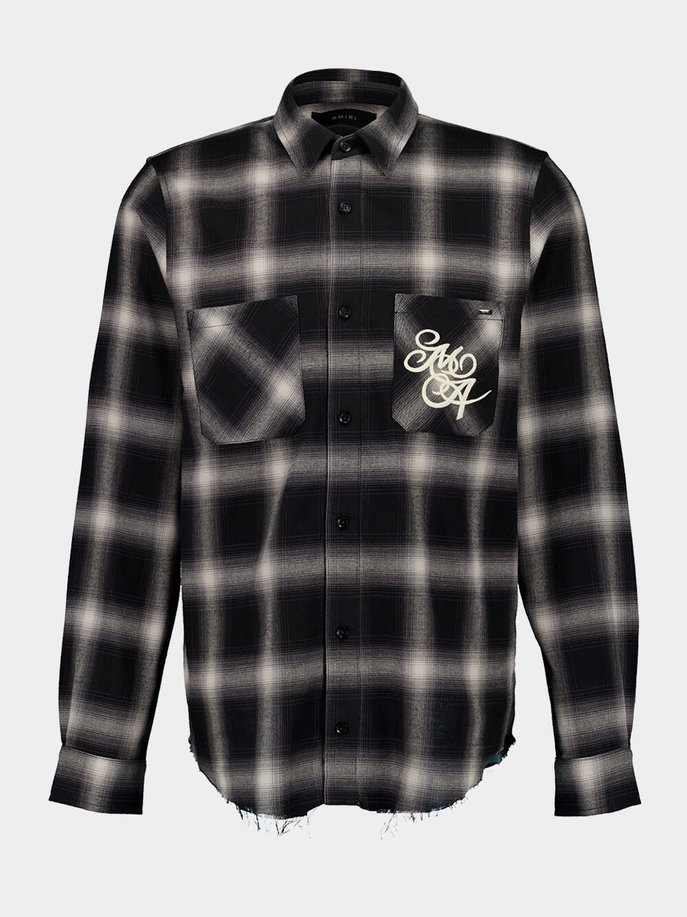 Black Swirl Flannel Shirt