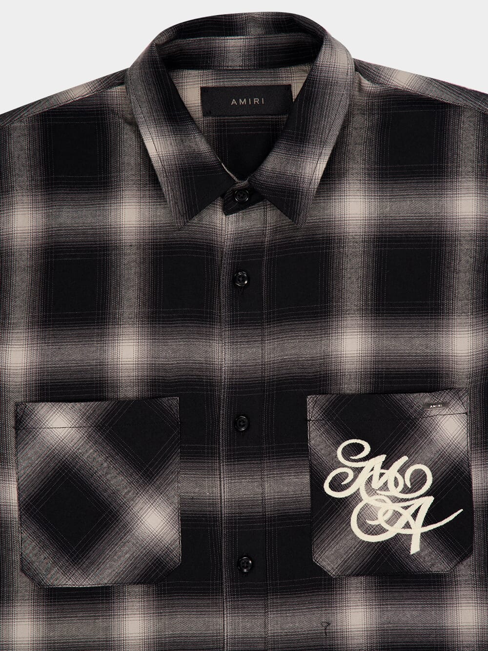 Black Swirl Flannel Shirt