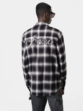 Amiri Black Swirl Flannel Shirt