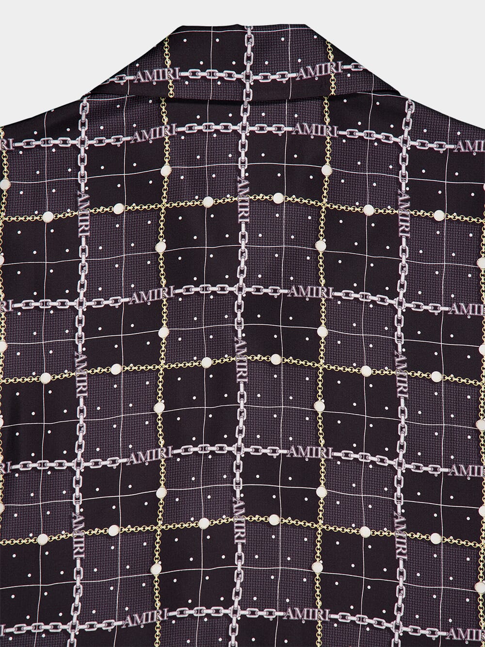 Silk Chain-Link Print Shirt