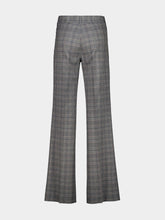 Amiri Dark Grey Check Boot Cut Pants