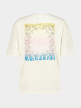 Amiri Ivory Bandana Patch Oversized T-Shirt