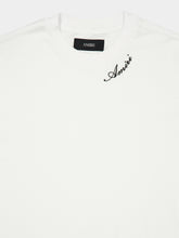 Amiri White Script Cotton T-Shirt