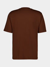Amiri Tobacco Brown Script Cotton T-Shirt