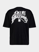 Amiri Black Hollywood Lightweight Jersey Skate T-Shirt