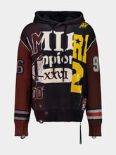 Amiri Multicolor Spliced Hooded Sweatshirt