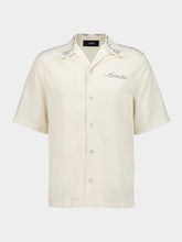 Amiri Ivory Studded Camp Shirt