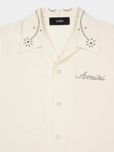 Amiri Ivory Studded Camp Shirt