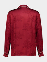 Amiri Terracotta Floral Jacquard Pajama Shirt