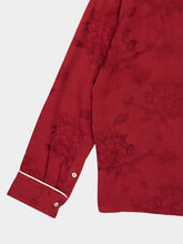 Amiri Terracotta Floral Jacquard Pajama Shirt