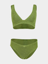 Hunza G Metallic Moss Angel Bikini