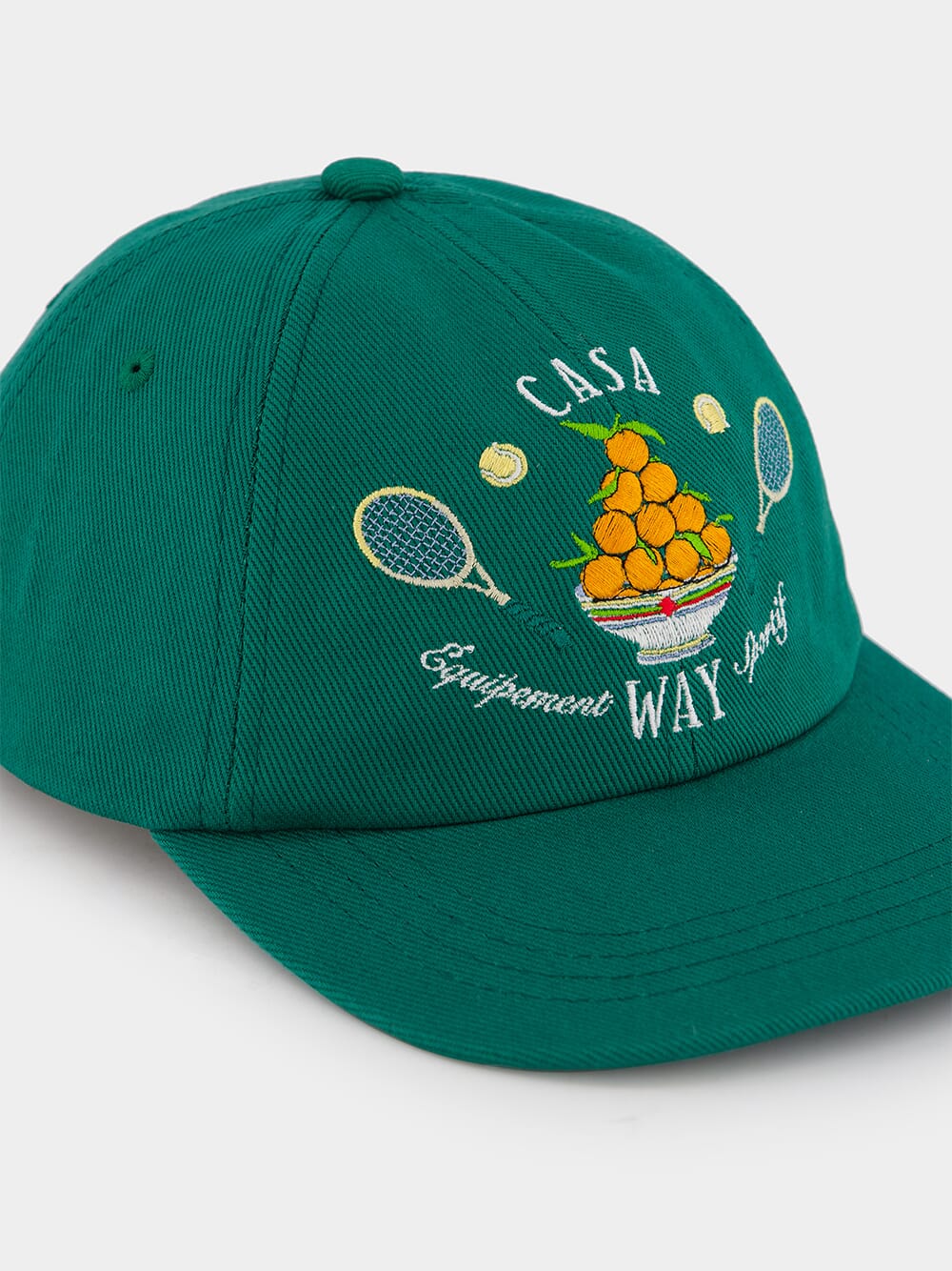 Casa Way Green Embroidered Cap