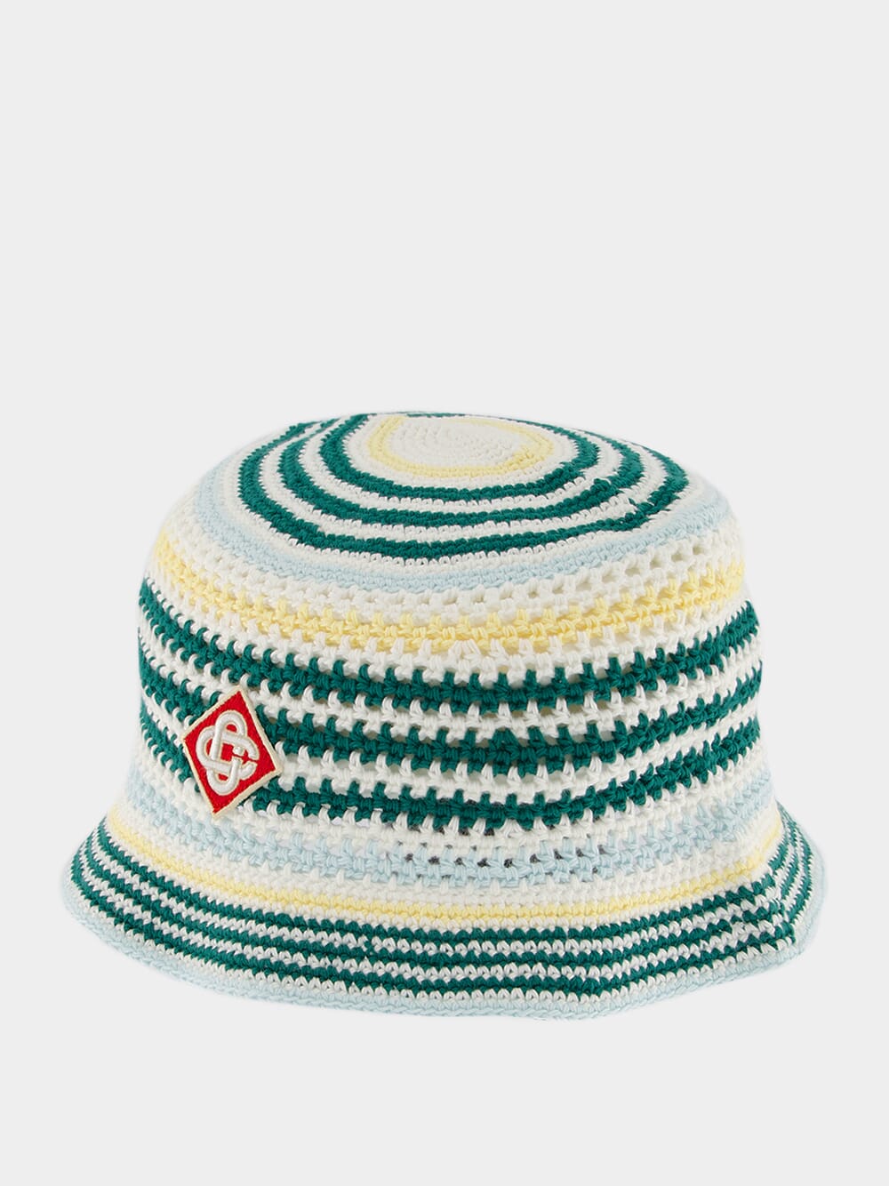 Striped Crochet Bucket Hat