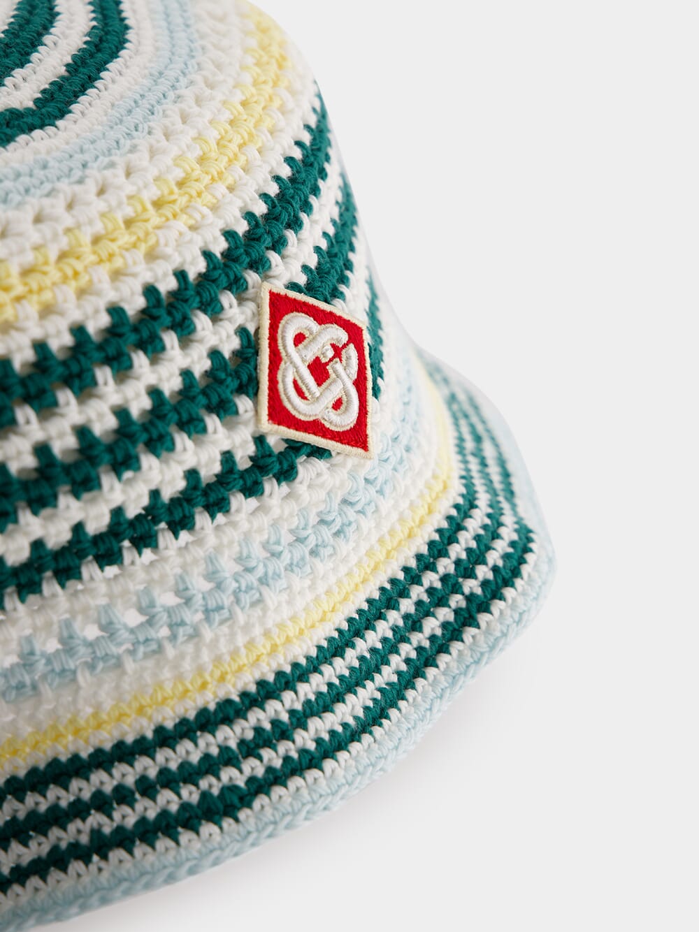 Striped Crochet Bucket Hat