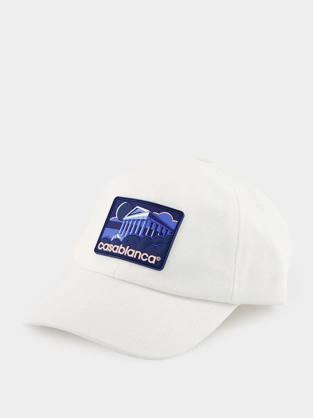 White Greek Temple Cap