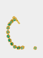 Fenomena Gold Emerald Tennis Ear Cuff