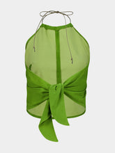 Stouls Green Limoncello Rosie Leather Top
