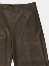 Stouls Grey Cocoa Bugsy Leather Barrel Pants