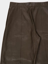 Stouls Grey Cocoa Bugsy Leather Barrel Pants