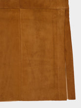 Stouls Brown Coyotte Winona Leather Midi Skirt