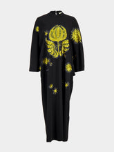 Paula Areta Black Sequin Embroidered Kaftan