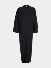 Paula Areta Black Sequin Embroidered Kaftan