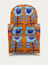 Fernando Otero Recycled Orange Beeds Armchair