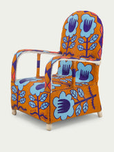 Fernando Otero Recycled Orange Beeds Armchair