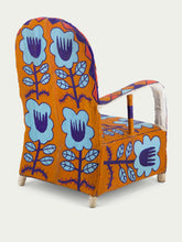 Fernando Otero Recycled Orange Beeds Armchair