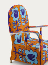 Fernando Otero Recycled Orange Beeds Armchair