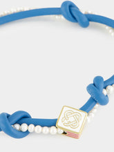 Casablanca Blue Knotted Necklace