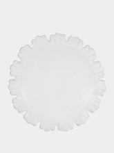 Astier de Villatte Large Chou Dinner Plate with Fifteen Petals