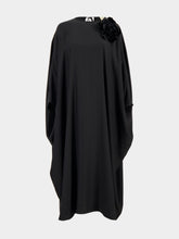 Paula Auriga Black Silk Kaftan Dress
