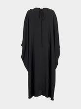 Paula Auriga Black Silk Kaftan Dress